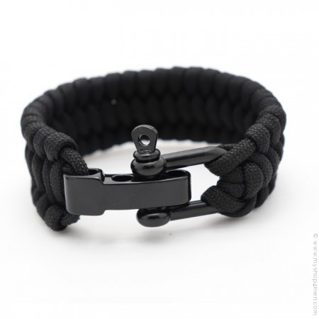 black survival bracelet